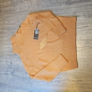 Harve Benard Medium Dark Camel Woman's Sweater NWT